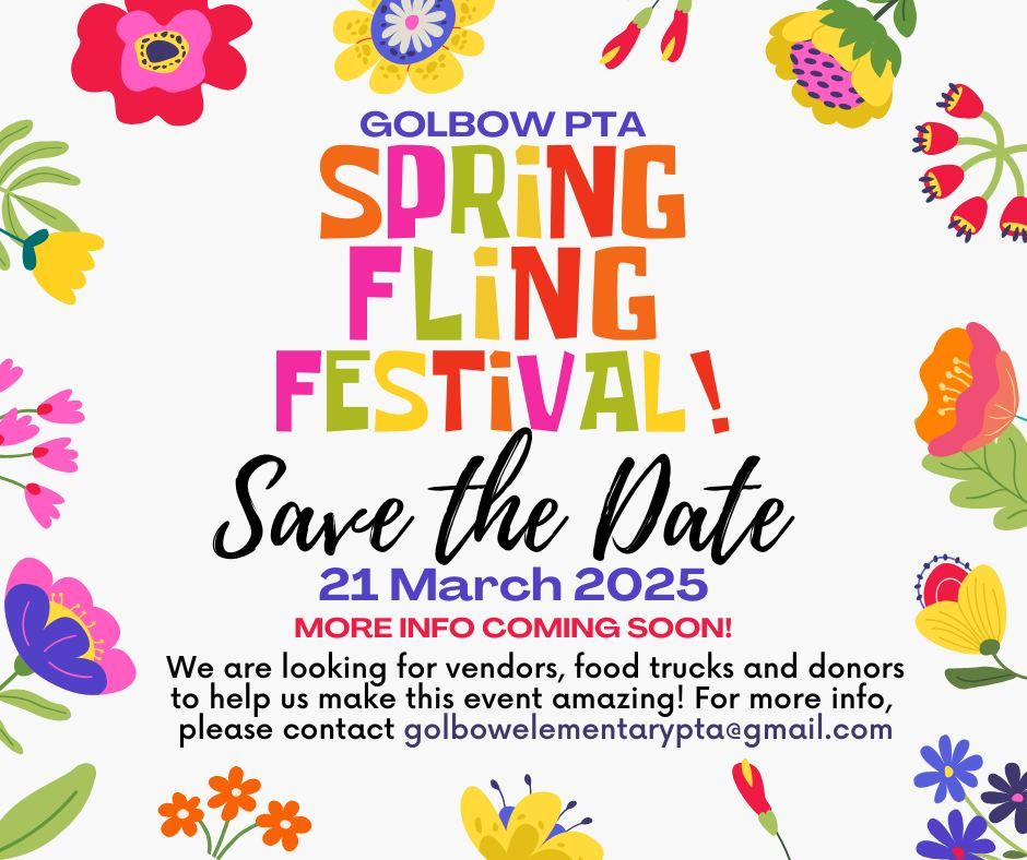 Golbow PTA Spring Fling Festival!