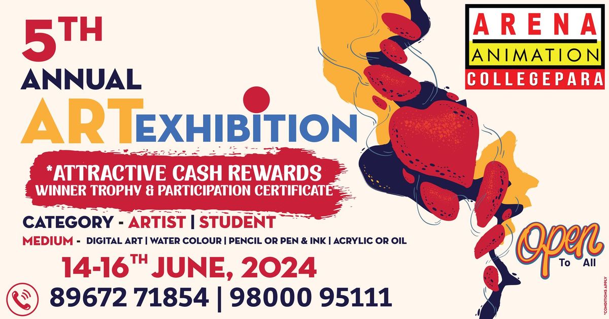 || 5th Annual Art Exhibition_Arena Animation, Collegepara-Siliguri ||