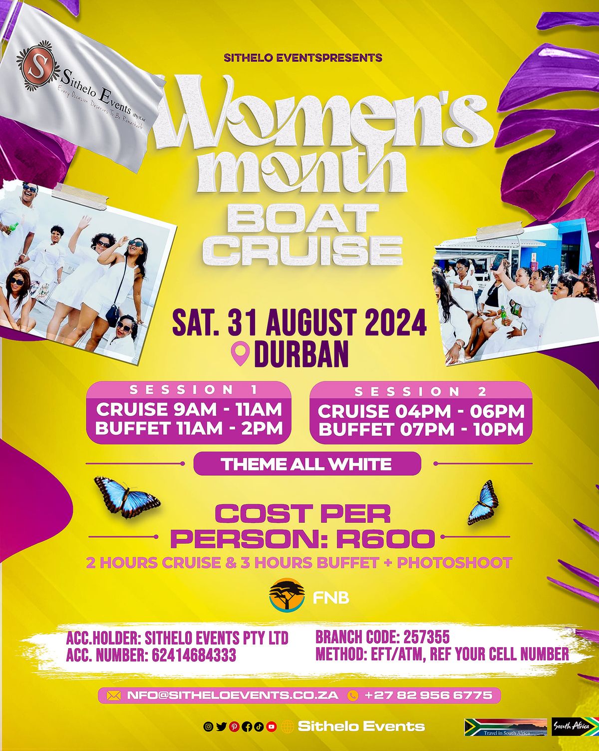 Women's Month Boat Cruise 2024