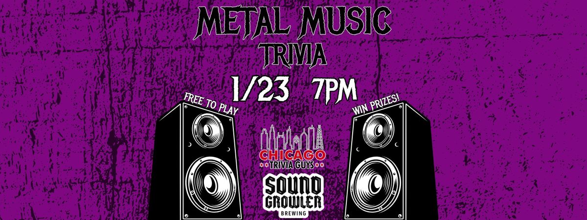 Metal Music trivia at Soundgrowler Brewing