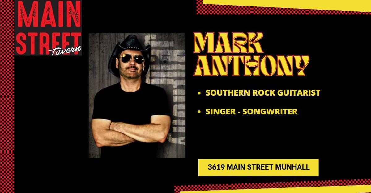 MARK ANTHONY LIVE @ MAIN STREET TAVERN MUNHALL, PA