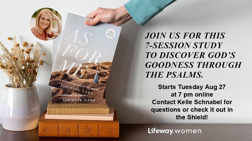 Women of Grace Bible Study Begins Tuesday, August 27