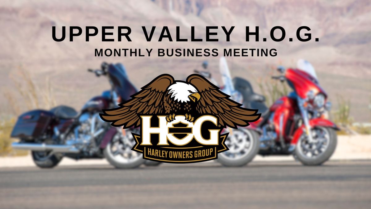 Upper Valley HOG Chapter Business Meeting