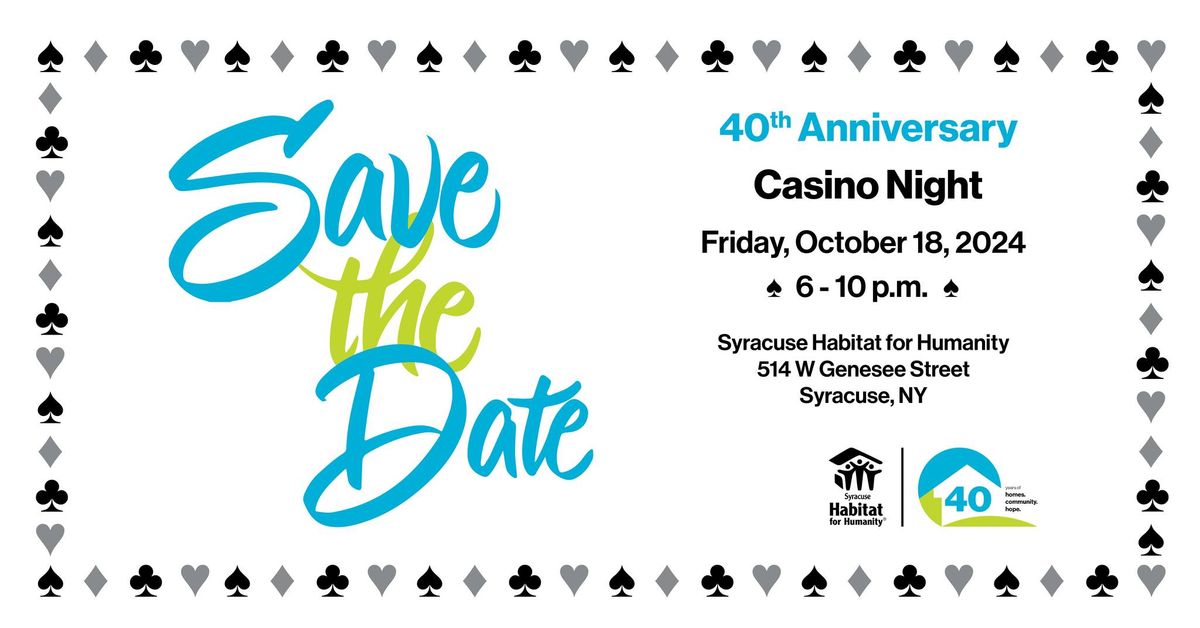 40th Anniversary Casino Night