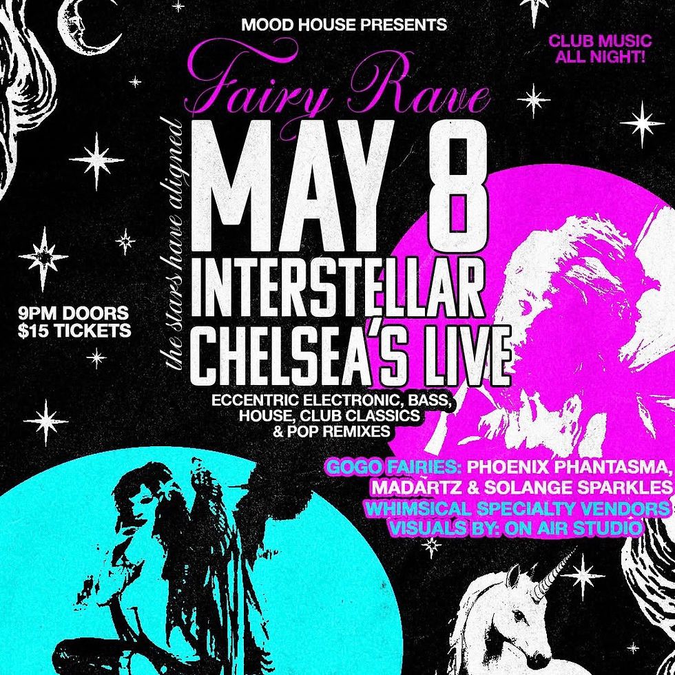 Fairy Rave ft. Interstellar Tickets, Chelsea's Live, Baton Rouge, 7 May ...