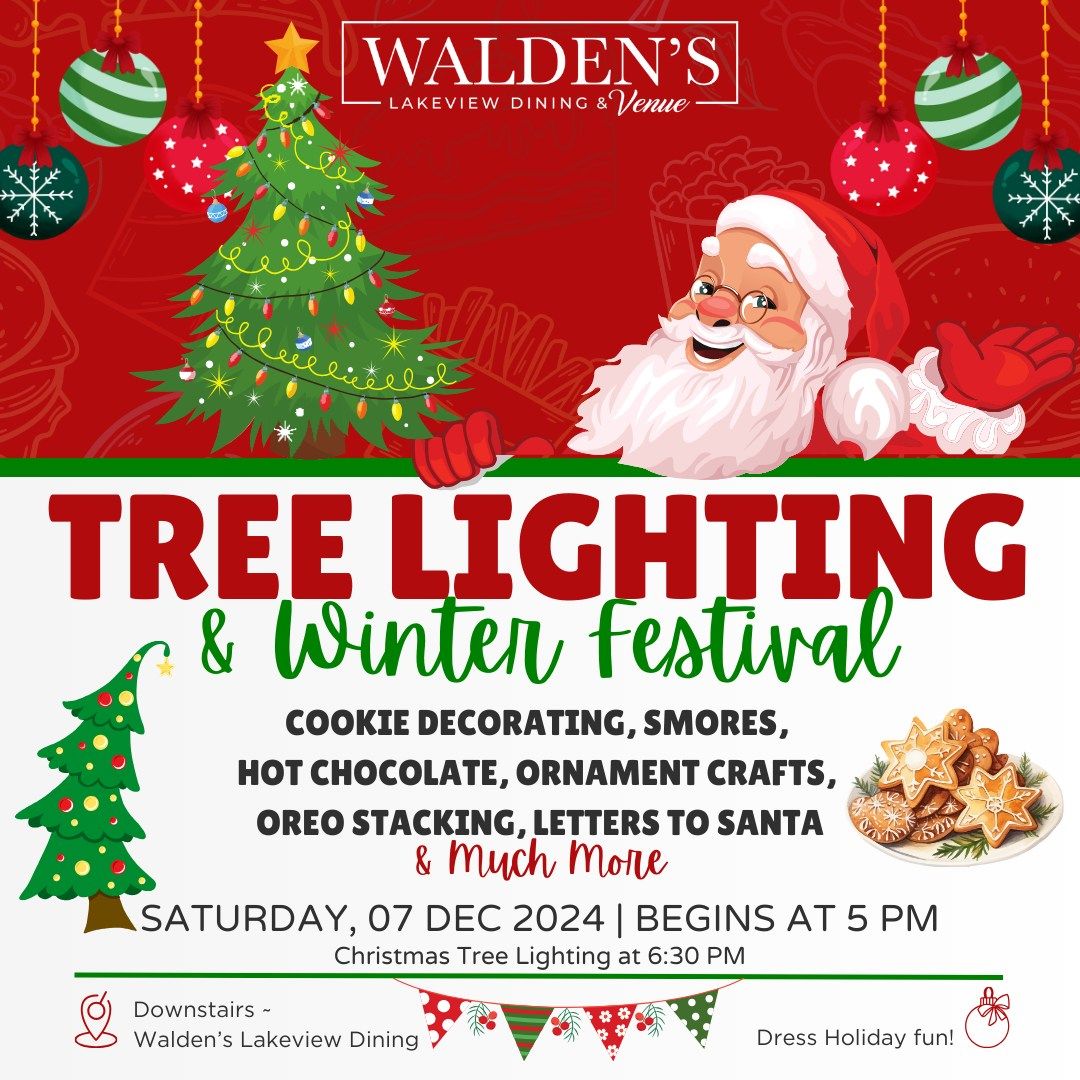 Walden's Annual Christmas Tree Lighting Ceremony & Winter Festival