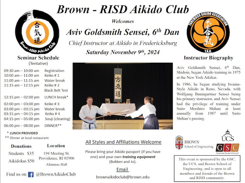 Annual Intercollegiate Aikido Seminar Series