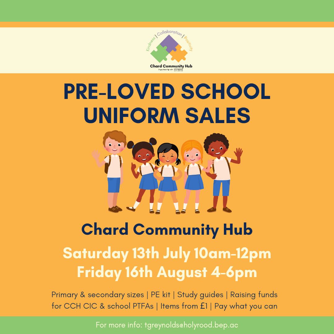 Pre-Loved School Uniform Sale & Swap