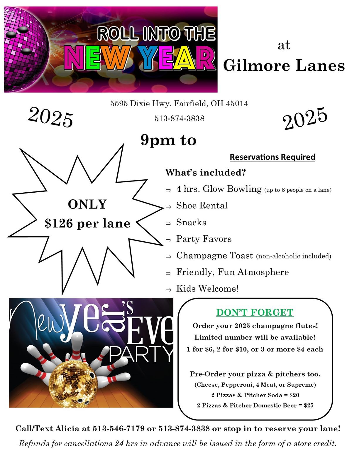 Roll into the New Year with Gilmore Lanes