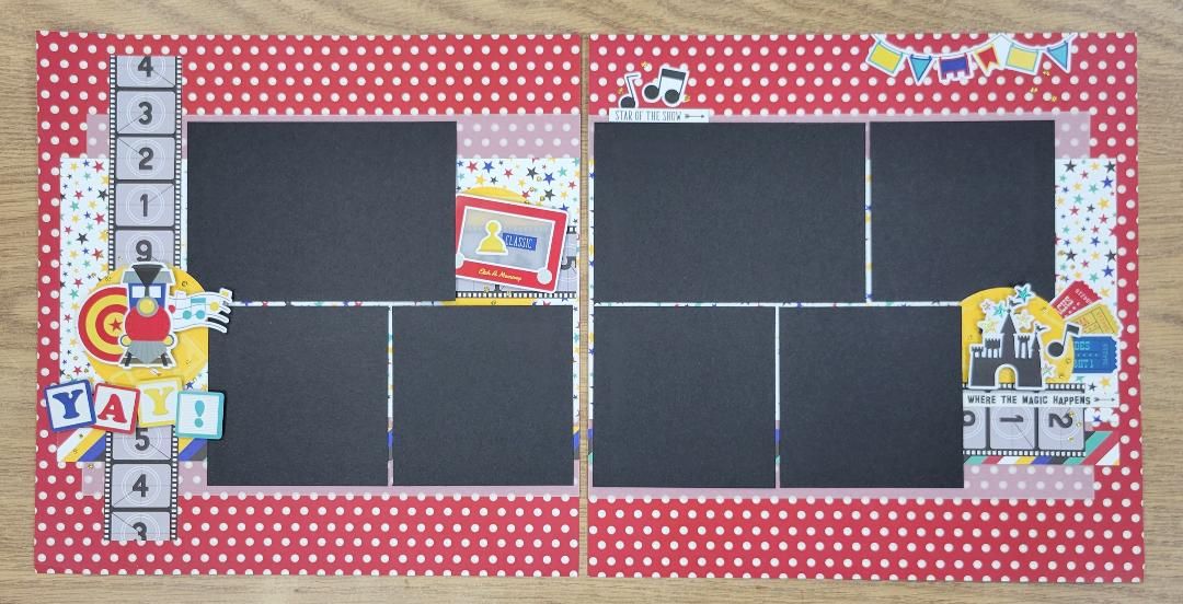 Say Cheese Tinseltown Layouts - also available as a Kit