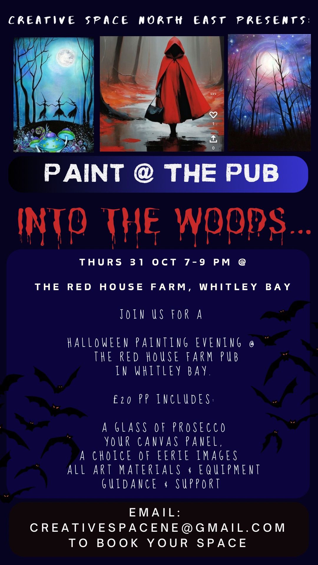 Halloween Paint @ The Pub: Into the Woods 