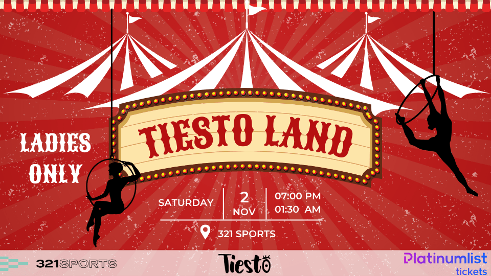 Tiesto Land - Ladies Only, In Abu Dhabi