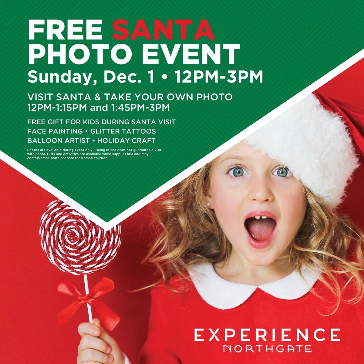 FREE FAMILY SANTA EVENT