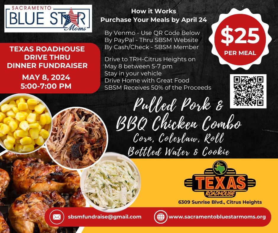 Closed - Texas Roadhouse Drive Thru Dinner Fundraiser