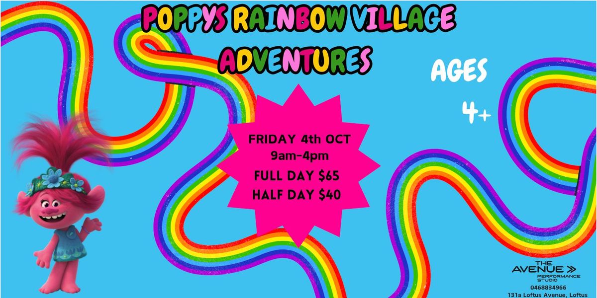 Poppy's Rainbow Village Party Workshop (K-6)