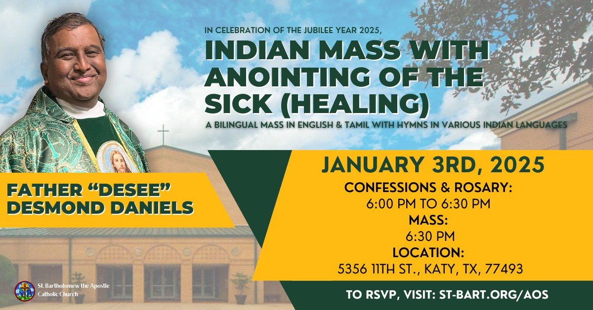 Indian Mass with Anointing of the Sick (Healing)