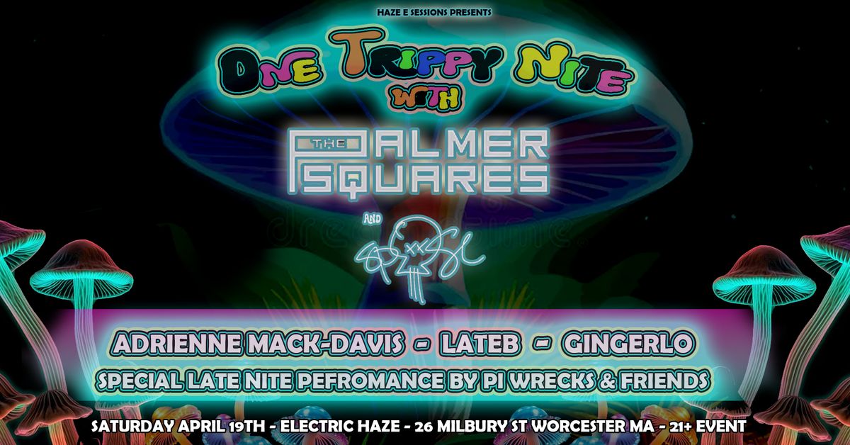 Electric Haze Presents: One Trippy Nite w\/ The Palmer Squares-Spose-AMD-Lateb-Gingerlo-Pi Wrecks