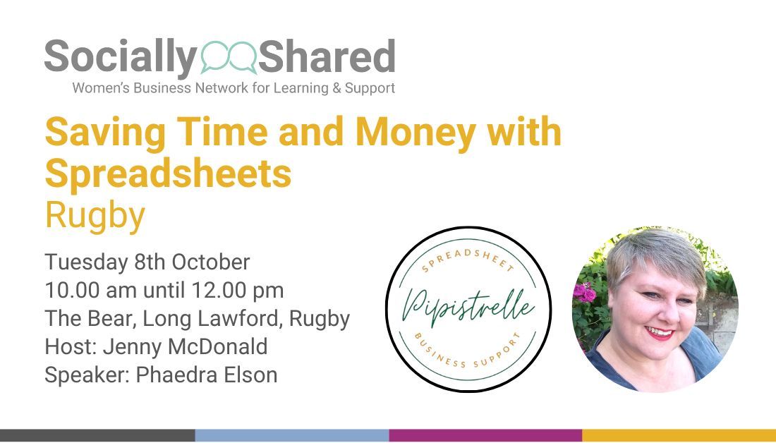 Socially Shared Rugby - Saving Time and Money with Spreadsheets