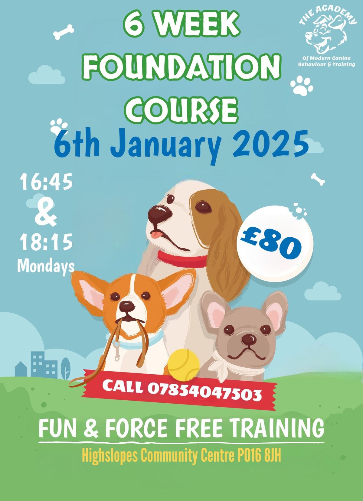 January 2025 Dog Training Course 