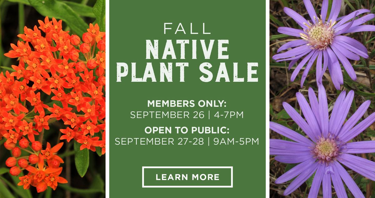 Fall Native Plant Sale