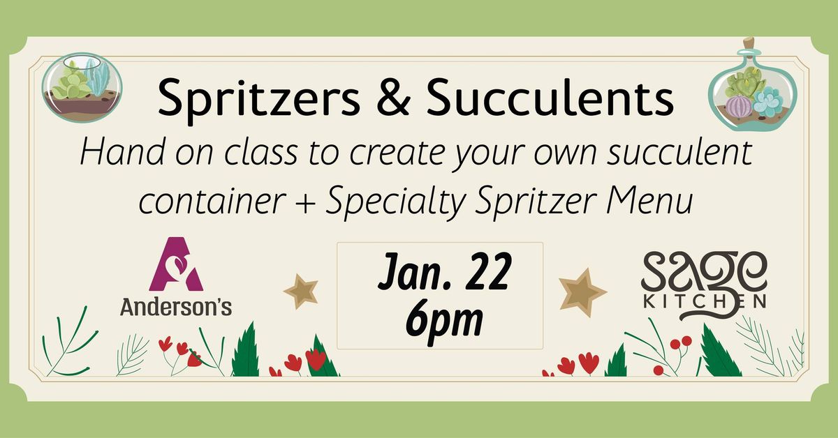 Workshop Wednesdays: Spritzers & Succulents