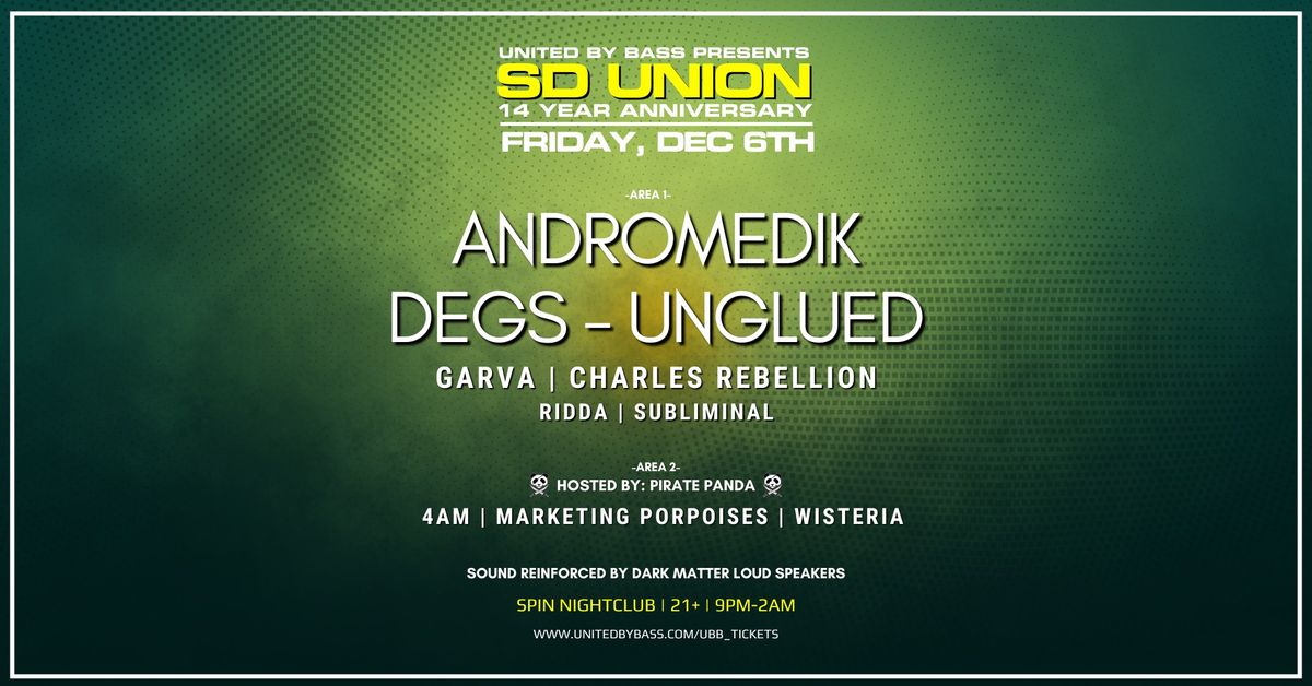 SD UNION 14-Year Anniversary