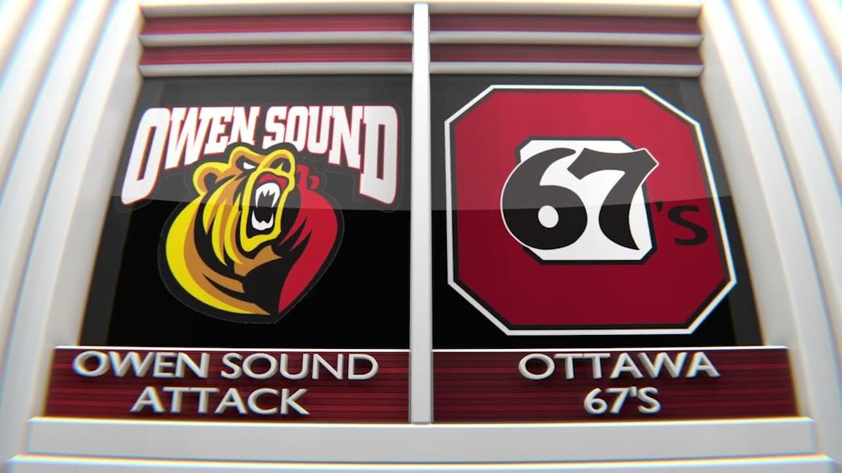 Owen Sound Attack at Ottawa 67s