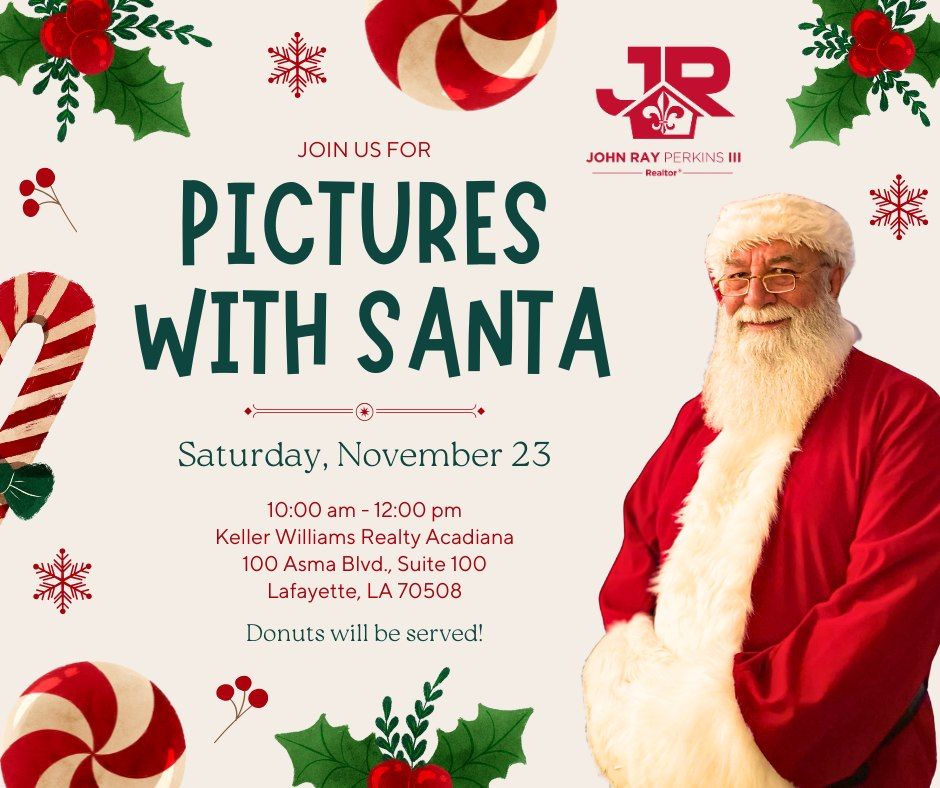 Picture and Donuts with Santa