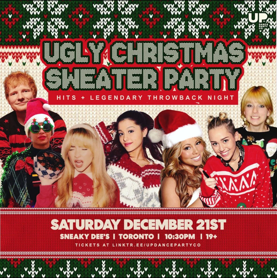 Ugly Christmas Sweater Party: Hits + Legendary Throwback Night at Sneaky Dee\u2019s