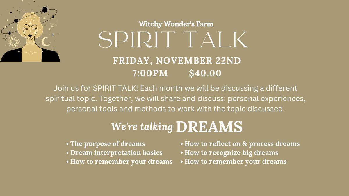 SPIRIT TALK SOCIAL