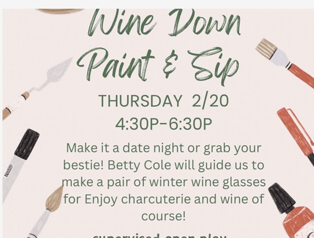 PAINT, SIP and PLAY Great Parents' Night Out