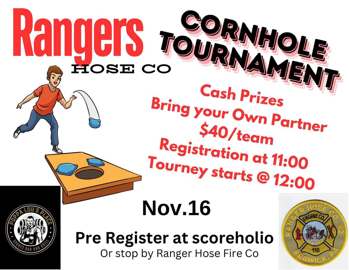 Rangers Hose Co. Cornhole Tournament 