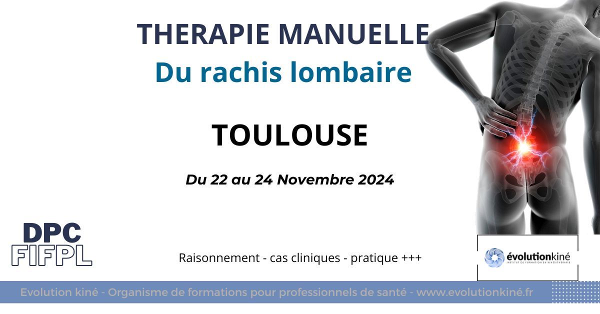 Th\u00e9rapie manuelle du rachis lombaire - Toulouse