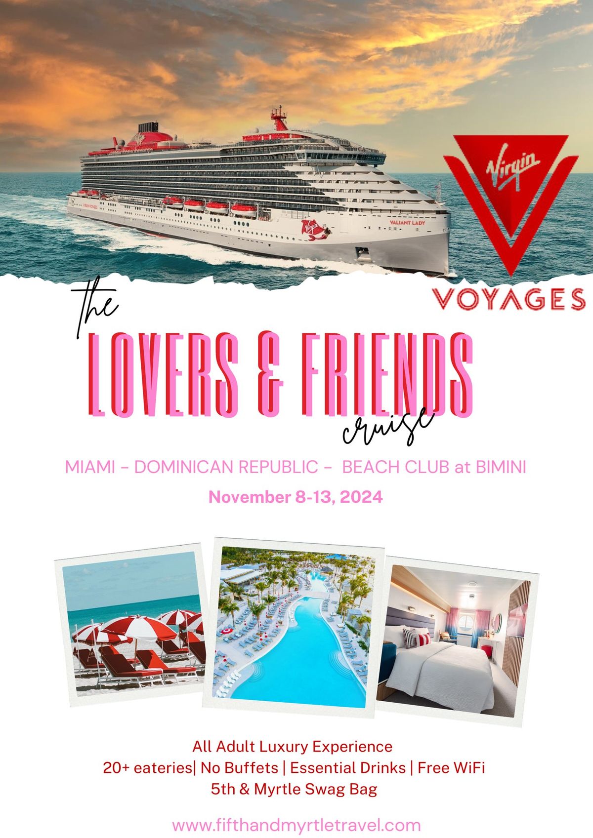 Fifth and Myrtle Travel Presents: The Lovers & Friends Cruise