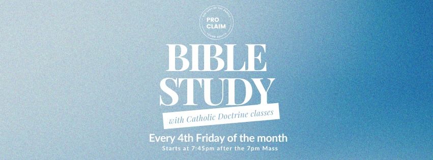 Bible Study with Catholic Doctrine Classes