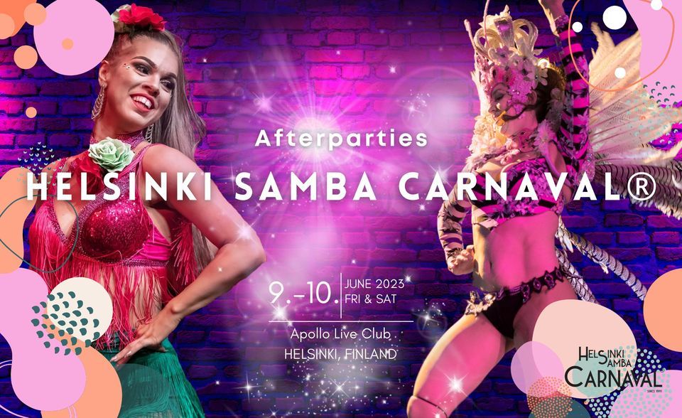 Afterparties | Helsinki Samba Carnaval 2023