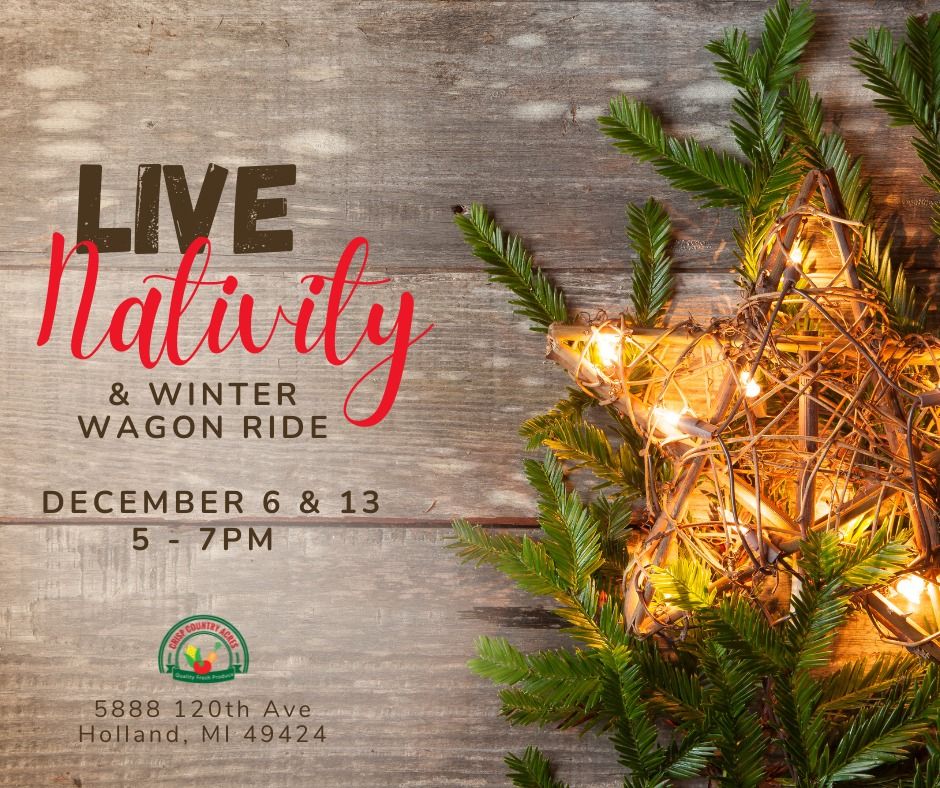 Live Nativity & Winter Wagon Ride at the Farm