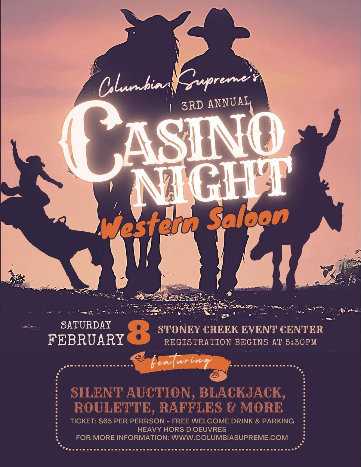 3rd Annual Casino Night brought to you by The Giving Branch 