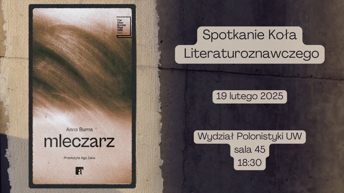 Literaturoznawcy - Mleczarz