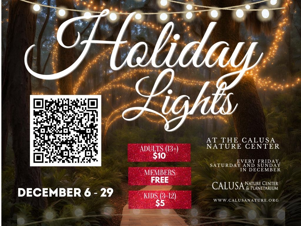 Calusa Nature Center and Planetarium: Holiday Lights!