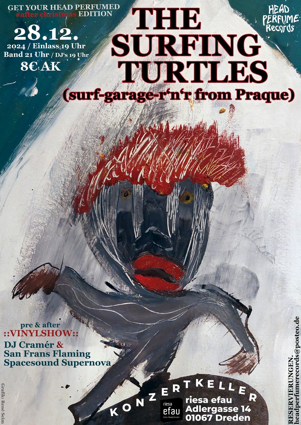 The Surfing Turtles (Surf\/Garage\/R'n'R, Prag) + DJ Cram\u00e9r & San Frans Flaming Spacesound Supernova