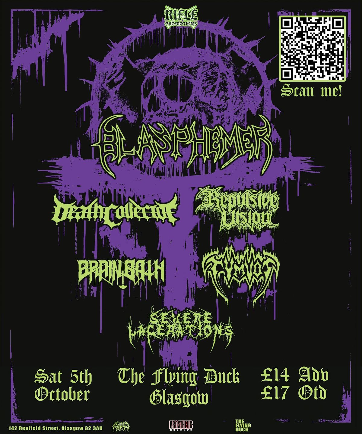 Blasphemer\/DeathCollector\/Repulsive Vision\/BrainBath\/Tymvos\/Severe Lacerations