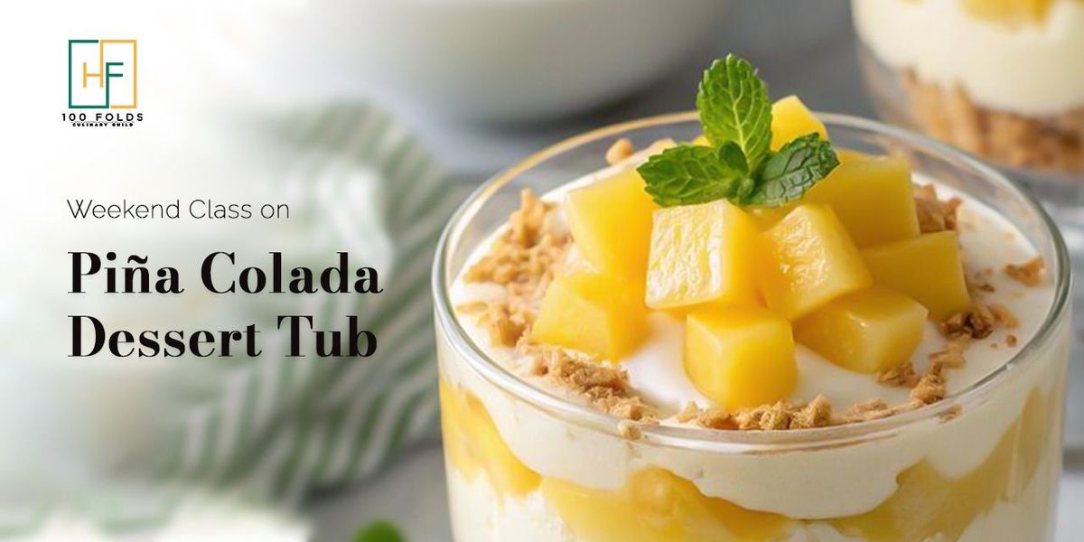 Workshop on Pinacolada Dessert Tub (Eggfree)