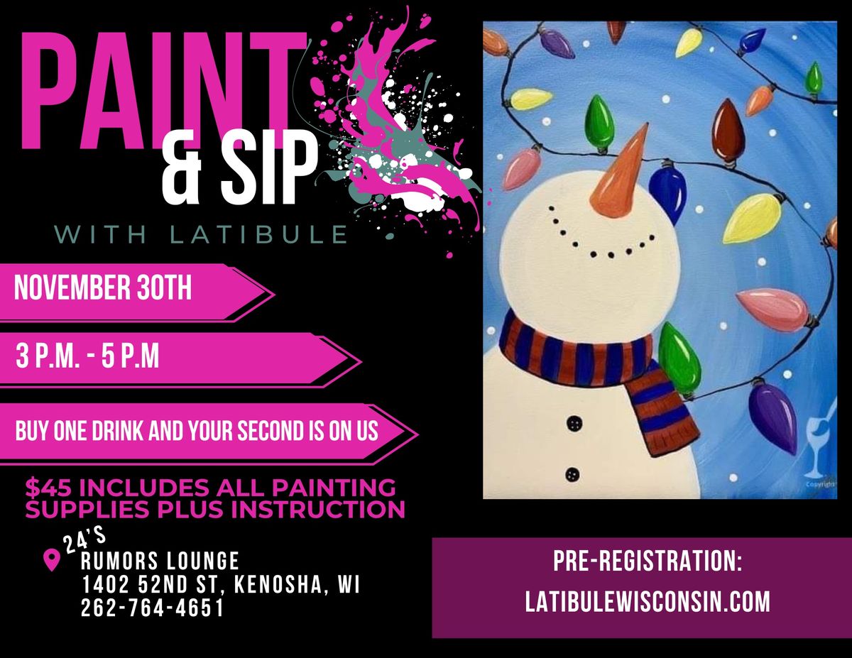 Paint and Sip with Latibule