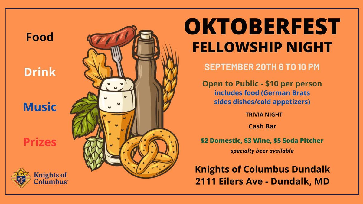 Oktoberfest - Fellowship Night