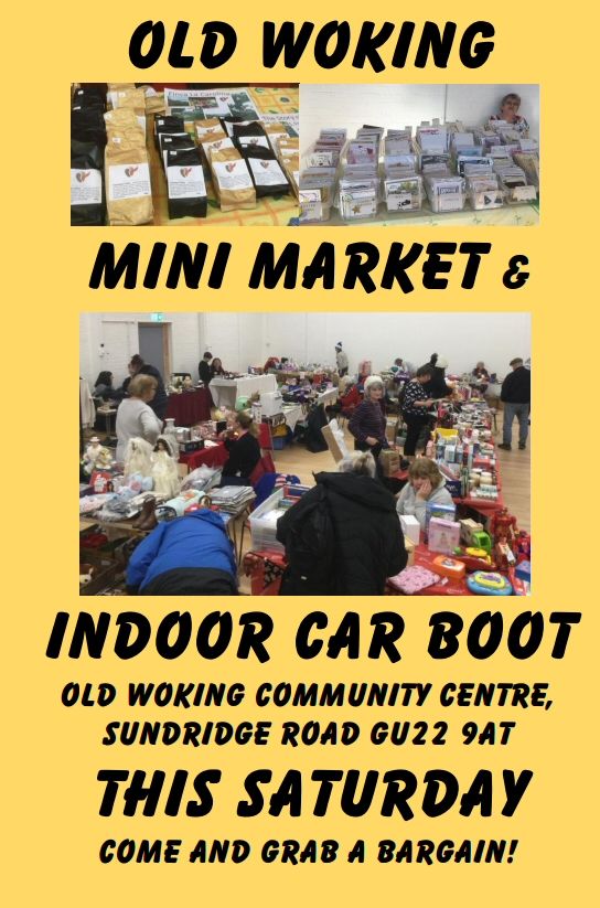 Old Woking Indoor Car Boot Sale and Minimarket