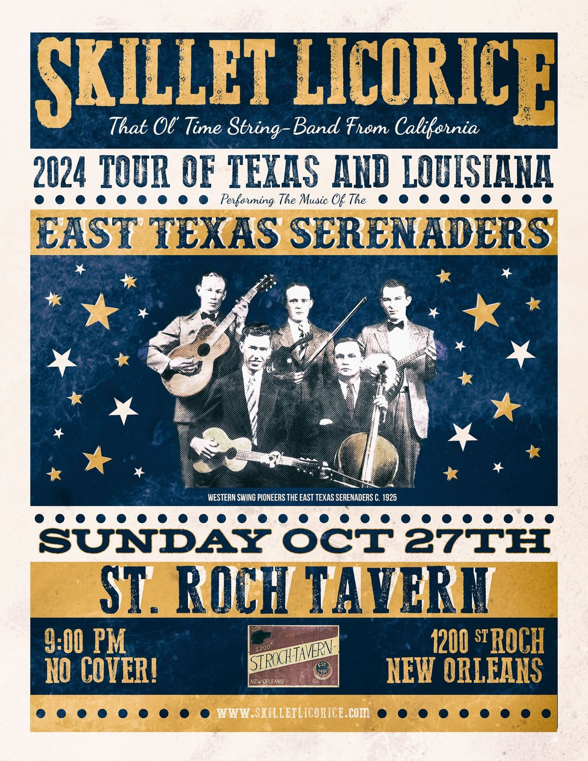 Skillet Licorice & the Allsorts Orchestra (feat. Clinton Davis) at St. Roch Tavern