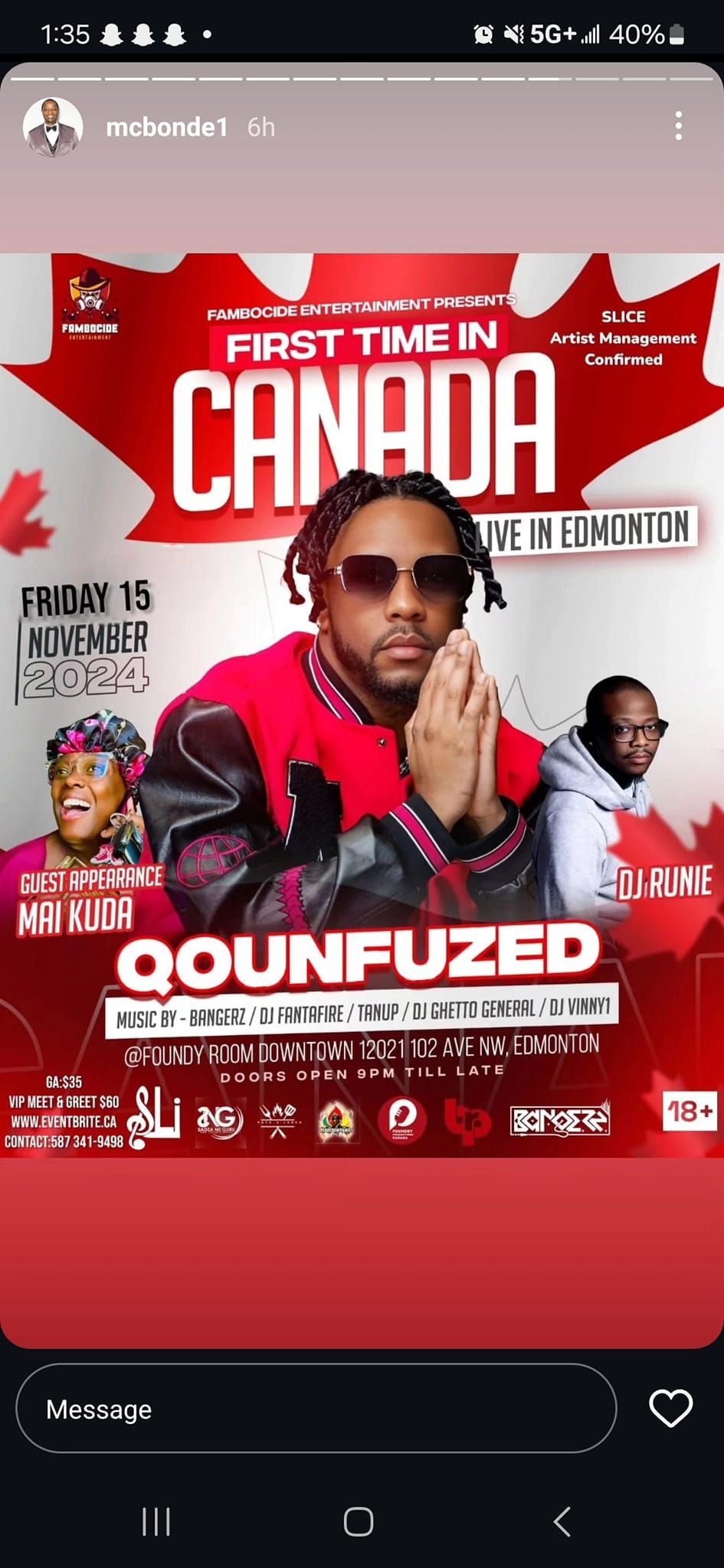 Qounfuzed Canada Tour \ud83c\udde8\ud83c\udde6 