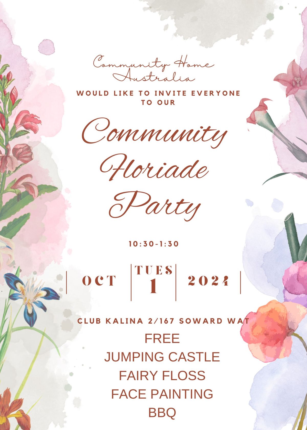 Community Floraide Party