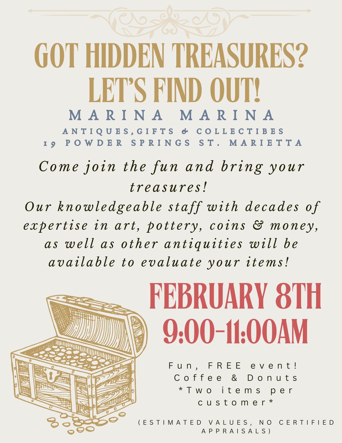 Got Treasures? Let\u2019s Find Out! 